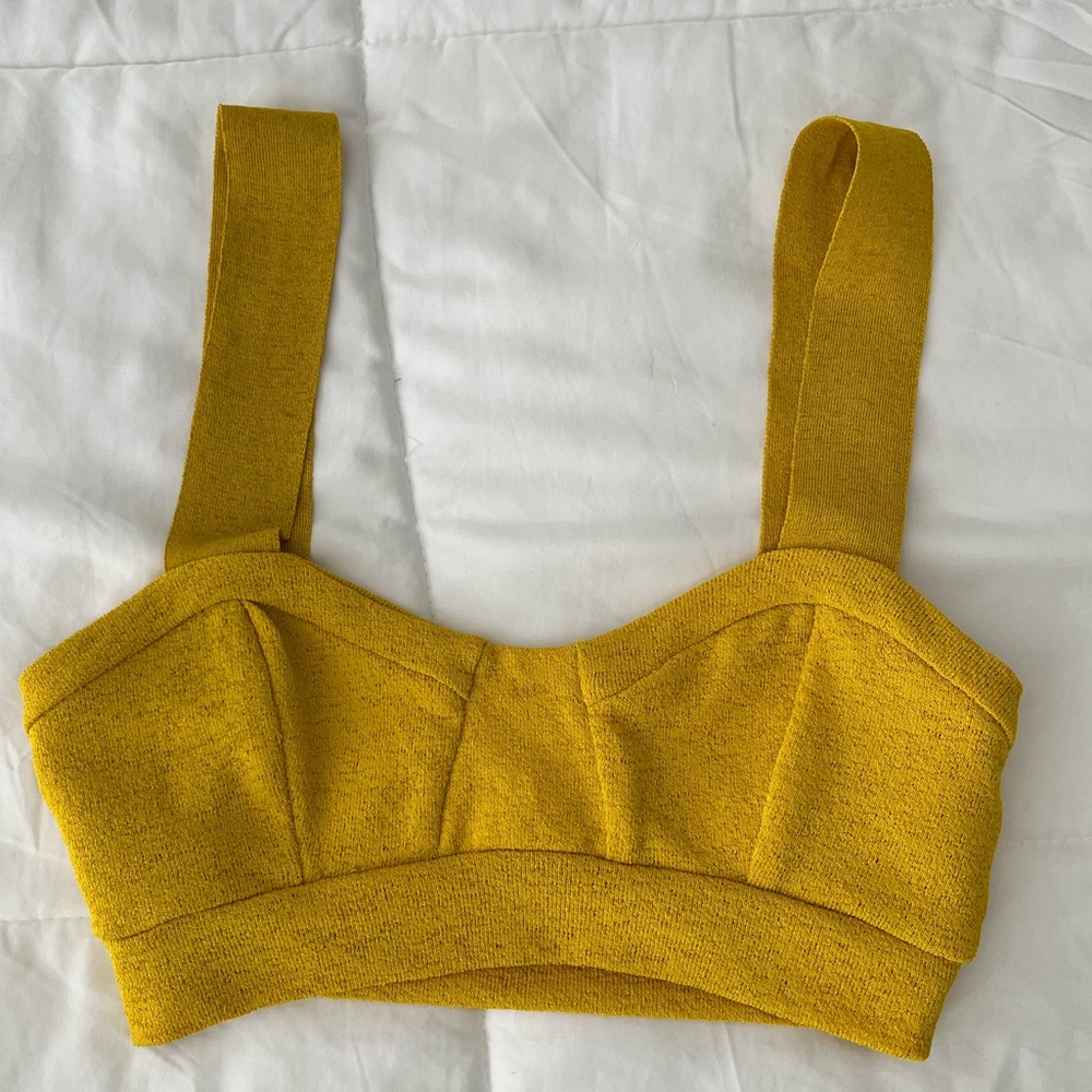 ZARA Marigold Bra Top